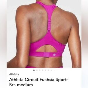 ATHLETA FUSHIA Circuit Sports Bra
SIZE MEDIUM
